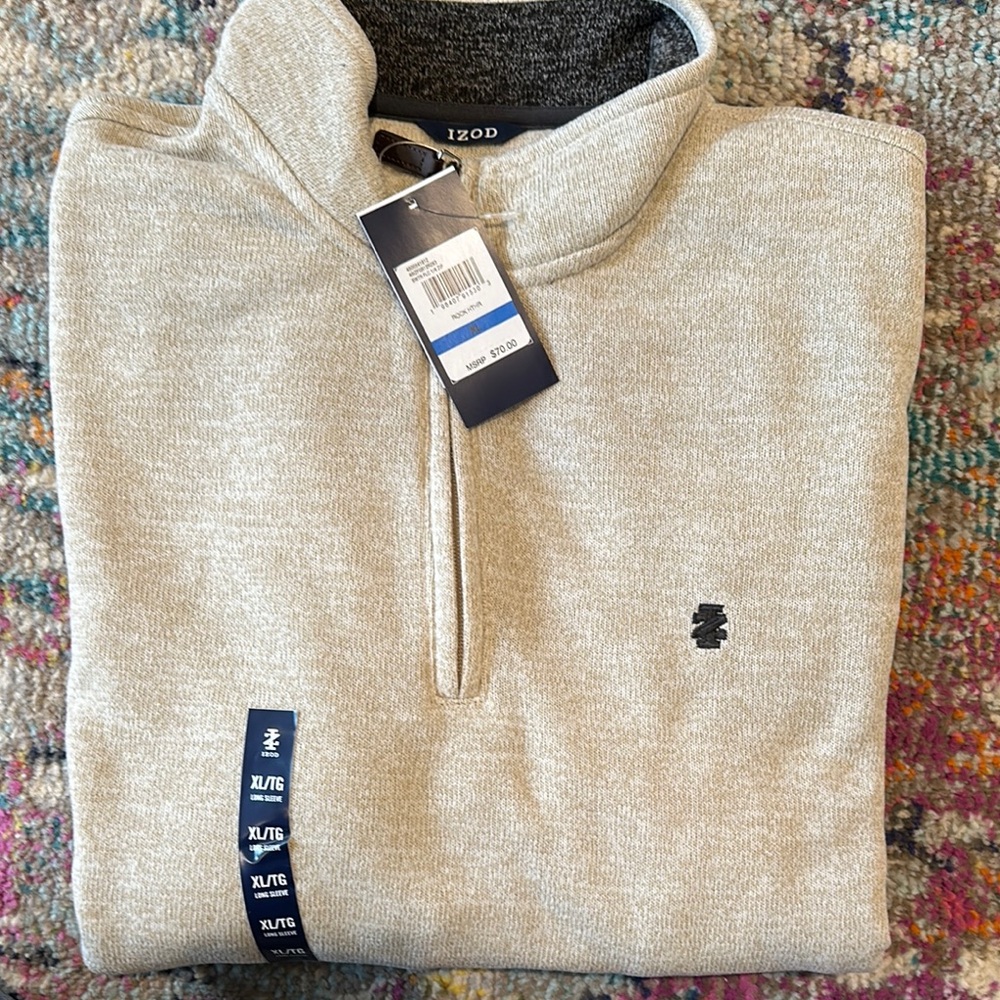 IZOD Men's Tan Sweater